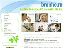 Tablet Screenshot of bronho.ru